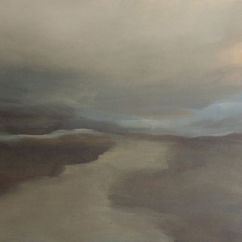 Fog II Painting by Lauren Fuhr, 60" H x 40.5" W