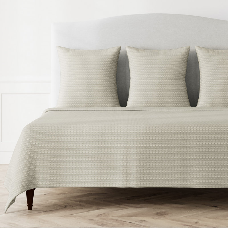 Pavilion Coverlet, King Coverlet, Bone