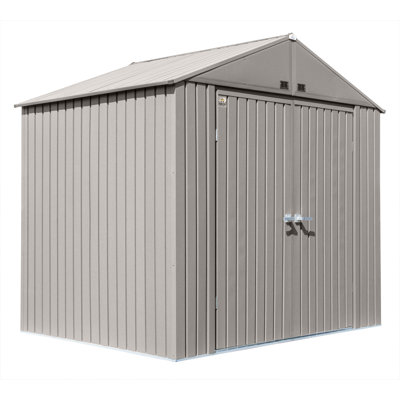 Remise de rangement en acier Elite, 8 x 6, gris froid