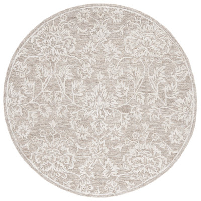Sazi Hand Tufted Wool Pile Damask Rug