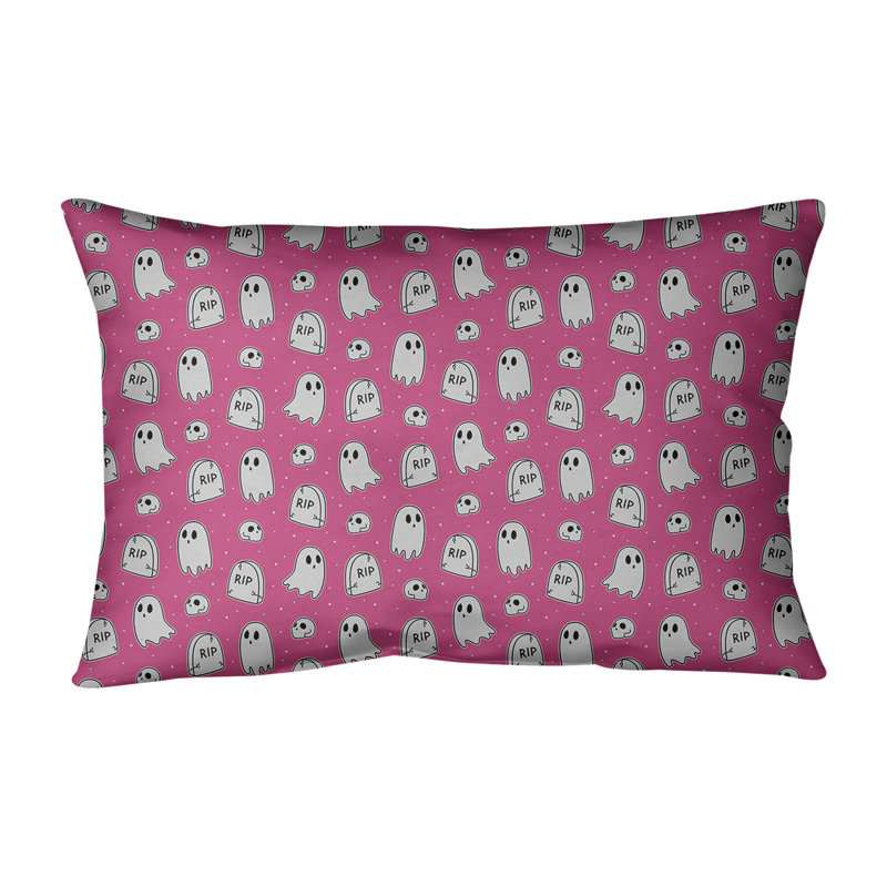 Coussin lombaire intérieur / extérieur Katelyn Elizabeth, Rose