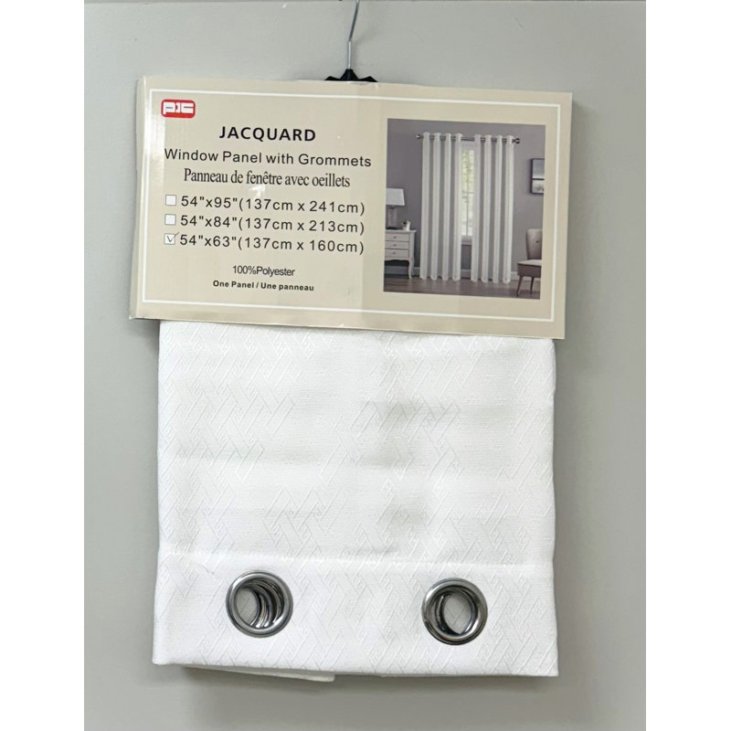 Panneau de rideau simple obscurcissant Claireville, L 54 po x L 84 po