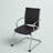 Moriaty Leather Seat Waiting Room Chair with Metal Frame-1969730481
