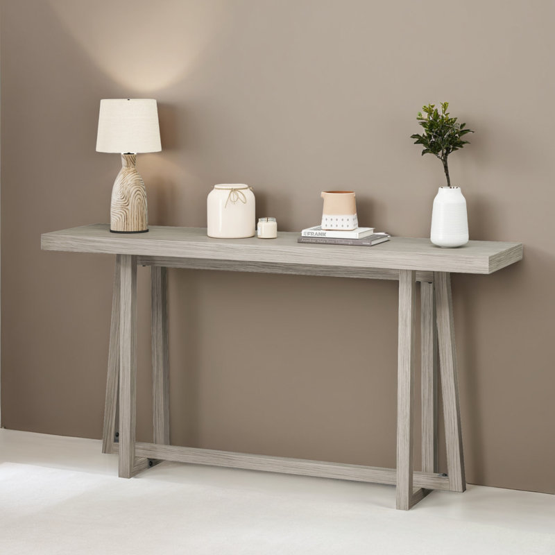 Table d'appoint 60 po pour salon d'entrée, Gris