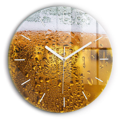 Glass Wall Clock