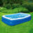 Inflatable 103-in x 69-in x 22-in Deep Rectangular Family Pool with Cover