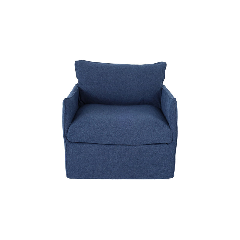  Fauteuil club bleu marine