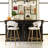 Kristyn Upholstered Velvet Counter Stool-1947774181