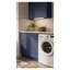24-Inch Navy Blue Shaker Base Cabinet with Soft-Close Door and Drawer, Kitchen Storage Unit