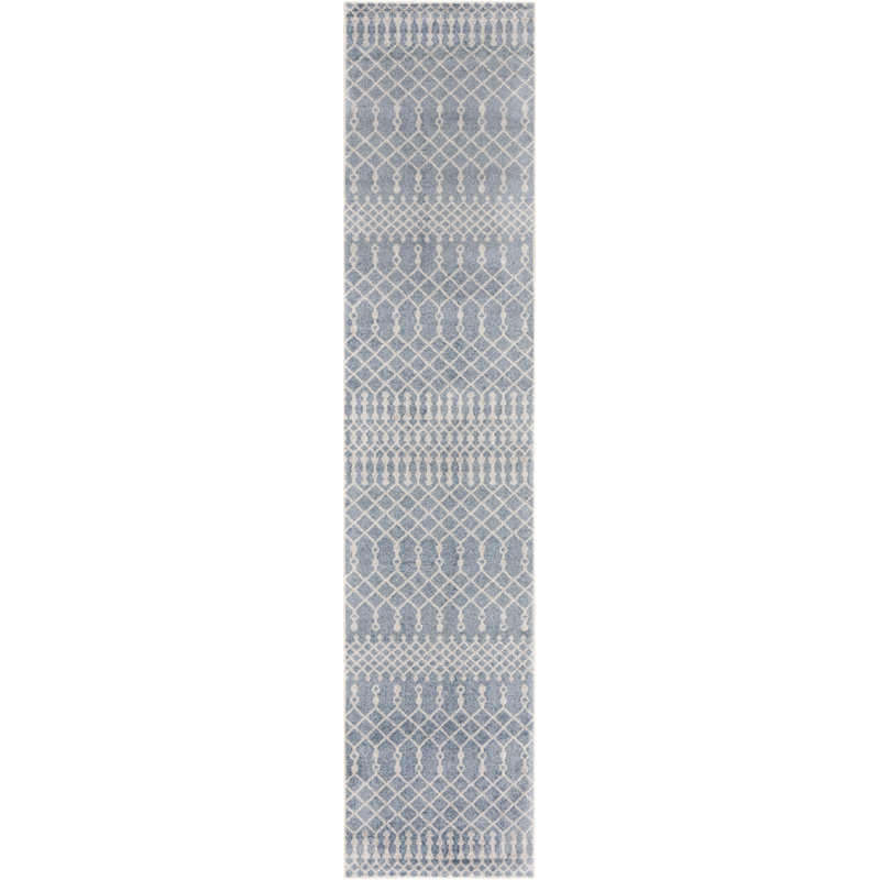 Kittie Washable Moroccan Indoor Rug, Runner 2' x 6'