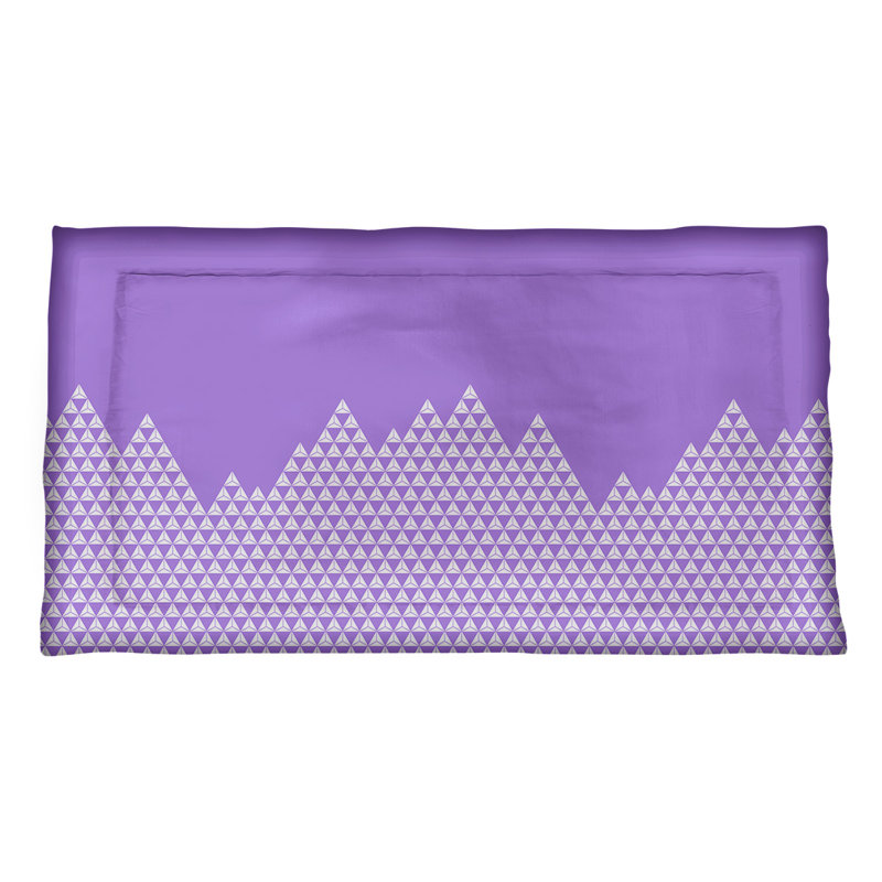 Taie décorative Katelyn Elizabeth, Microfibre, Très grand lit, Mauve
