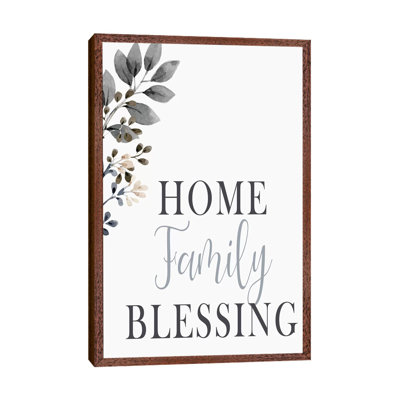 Home Family Blessing by Kimberly Allen - Print on Canvas