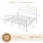 Fordingbridge Black Metal Platform Bed with Vintage-Style Headboard and Footboard-1826802209-1863671074