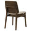 Chaise d'appoint rembourrée Redbridge crème et noyer-1432183511-1432183508