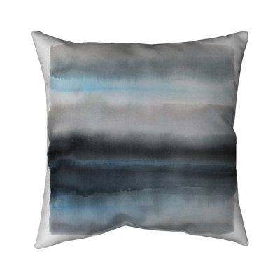 Shade of blue - 18"x18" Outdoors Throw pillow - Spun poly - Print on demand