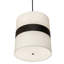 Luminaire suspendu 27 po Textrene Cilindro