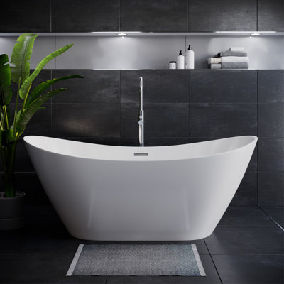 Baignoire autoportante double Ivy 60 po