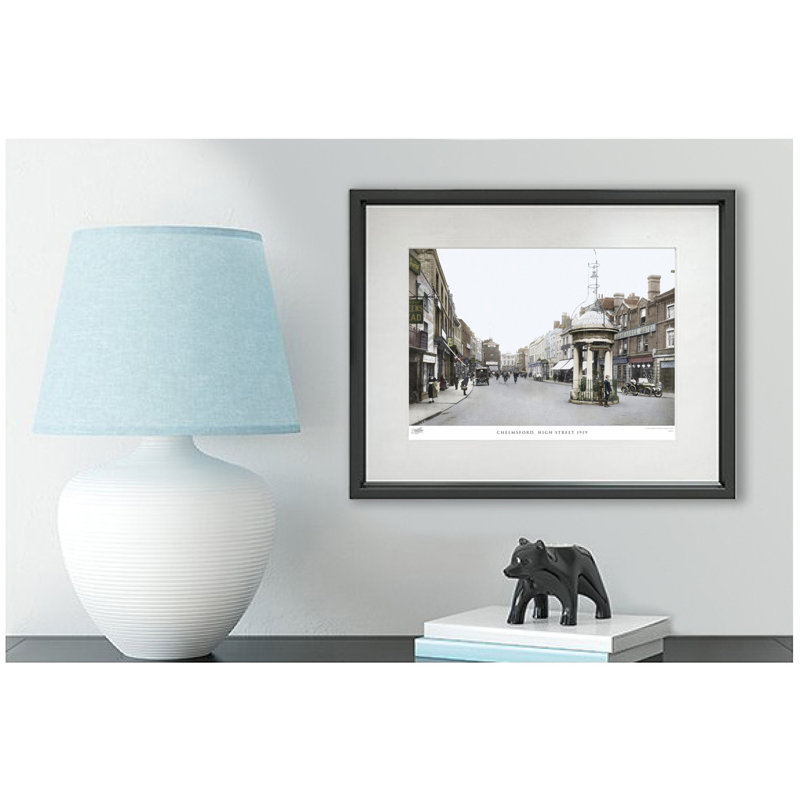 Chelmsford, High Street 1919 by Francis Frith - Single Picture Frame Print, 45cm H x 60cm W x 2.3cm D