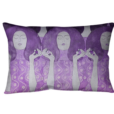 Coussin lombaire de mariés anges
