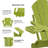  Cheryce HDPE Folding Adirondack Chair With Cup Holder-108531379