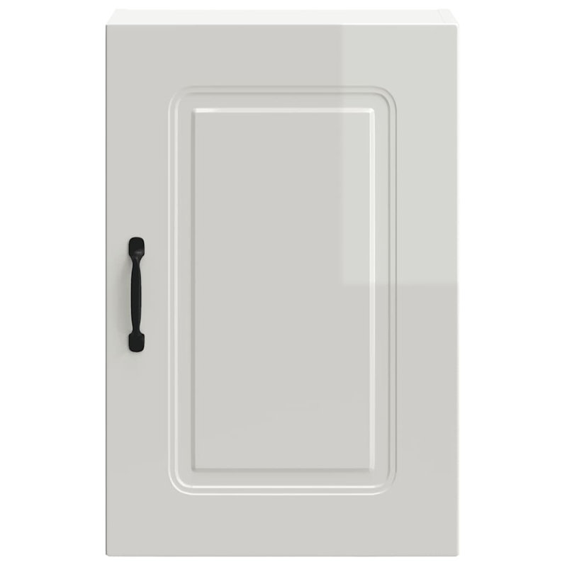 Kitchen Wall Cabinet Kalmar Engineered Wood, 60cm H x 40cm W x 31cm D, High Gloss White