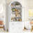 Arched Manufactured Wood Bathroom Cabinet-1962368433