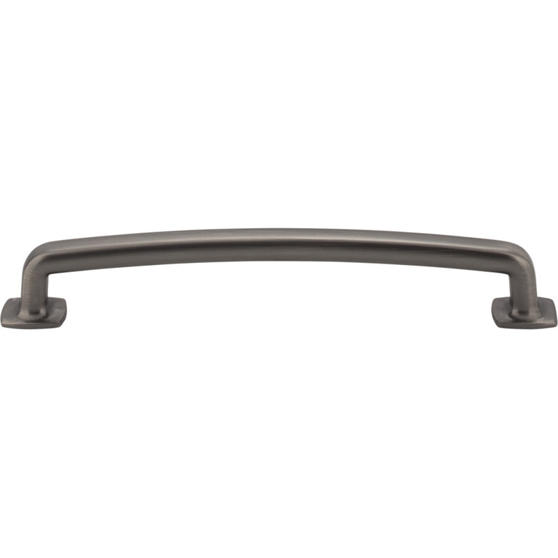 Belcastel I Bar Pull, Brushed Pewter, 3 3/4"