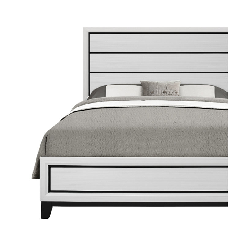 MIRAGE WHITE QUEEN BED
