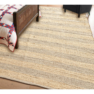 Natural Jute Stripe Rug