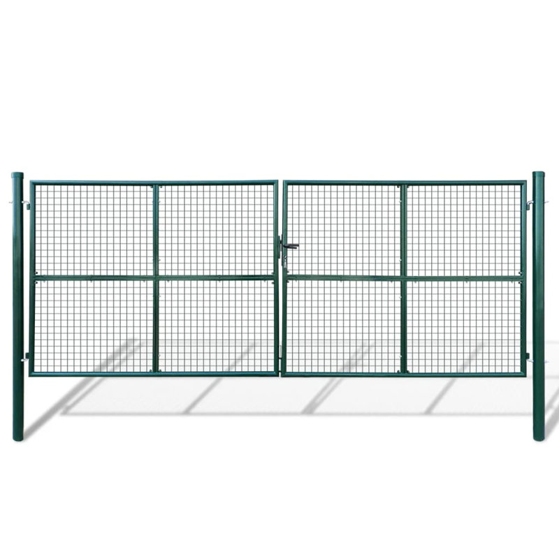 vidaXL Mesh Garden Gate 157.5x59.1"