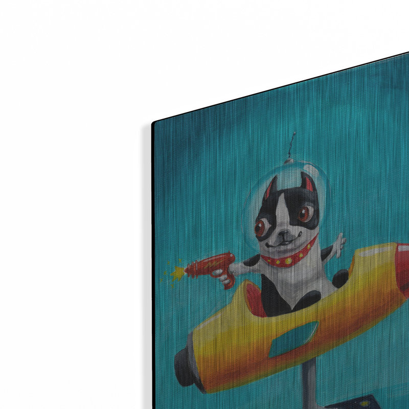 " Rocket Blue " by Brian Rubenacker, 16" H x 12" W