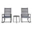 Ensemble bistro en métal pour 2 personnes avec coussins, ensemble de conversation en osier avec table basse-1623297874