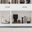 Vitrine 6 portes 2 tiroirs au design moderne