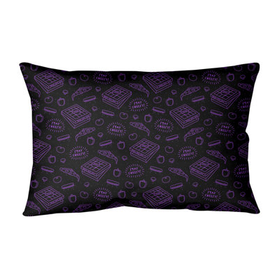 Housse de coussin carrée à pizza katelyn elizabeth
