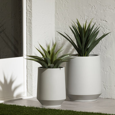 Ensemble de 2 pots à fleurs Dalya