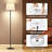 Garnon 61.4'' Standing Floor Lamp with 3-Way Dimmable Bulb Included for Living Room, Bedroom-1625437904