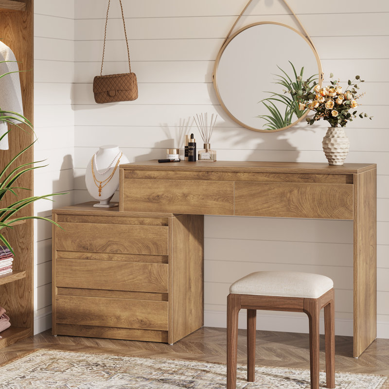 Dressing Table, Brown