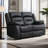 Brenaya 61.4" Modern and Breathable Vegan Leather Power Reclining Loveseat Sofa-1397172171