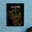 « calgary city map », reproduction d’impression sur affiche en contraste-31734458