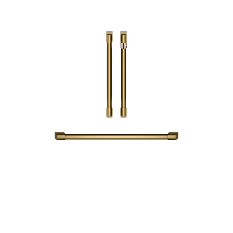 Wall Oven Handle Kit, Brushed Brass