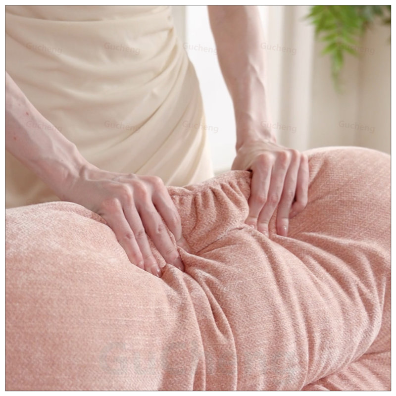Canapé modulaire en tissu de chenille avec causeuse, conception plissée matelassée, mousse ergonomique haute densité, installation facile, accoudoirs élégants, base en bois, convient aux salons