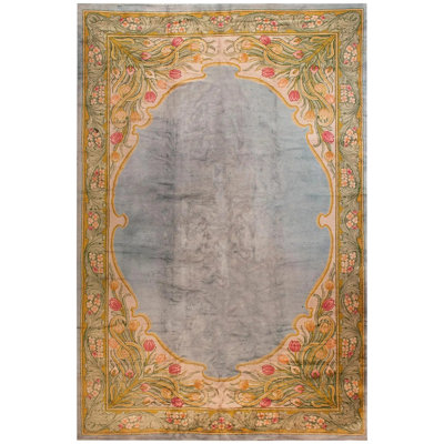 One-of-a-Kind 12'0" X 15'0" Round Hand Knotted Area Rug