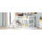 Bedroom Bunk Bed Twin/Twin With Slide And In White Adjustable Stylish