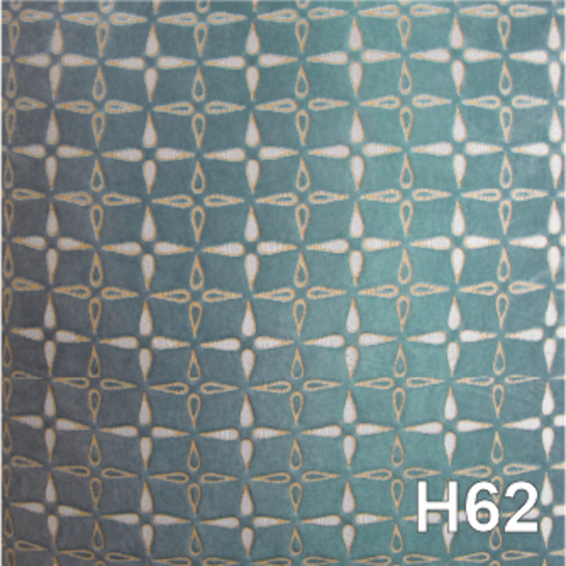Petal Metal Square Velvet Pillow, 18"H x 18"W, Jade Geometric