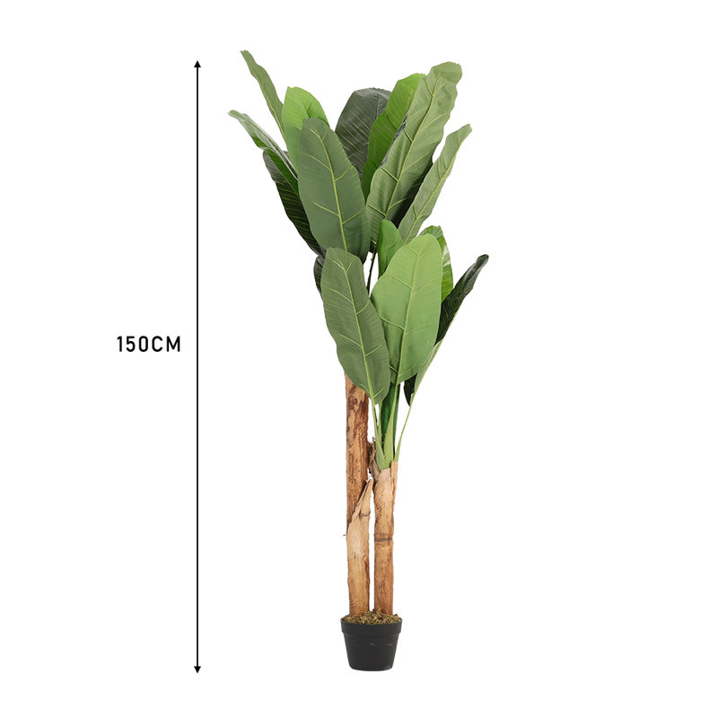 150cm Faux Banana Leaf Tree in Planter