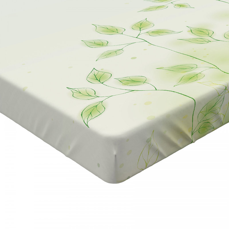 Flower Microfiber Fitted Sheet, Twin XL Fitted Sheet