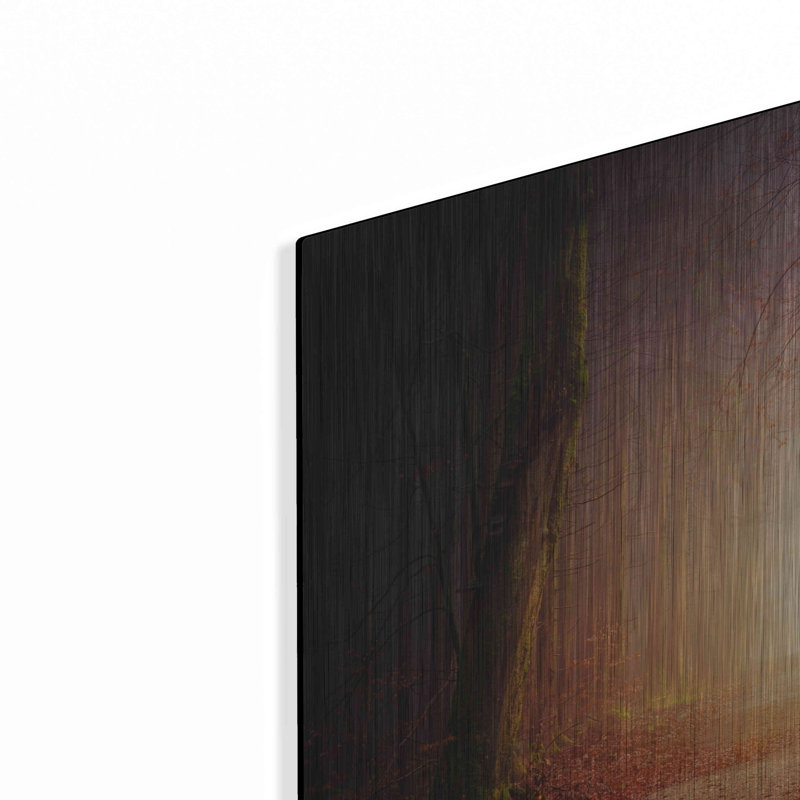 «The Inconnu Path», art mural en métal, H 12 po x l 16 po