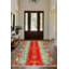 Tapis de polyester oriental vert en coton imprimé à la machine Susan-1674679009