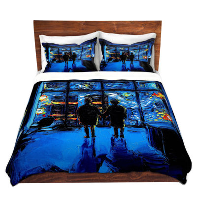 Polyester Damask Duvet Cover Set