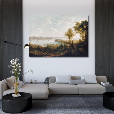 «Havell, Robert Jr.», art sur toile: Vue de la baie et de la ville de New York à partir de Weehawken 1840 50813